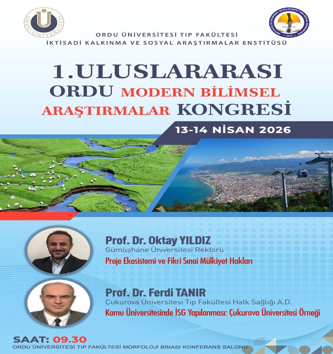 1. Uluslararası Ordu Modern Bilimsel Araştırmalar Kongresi