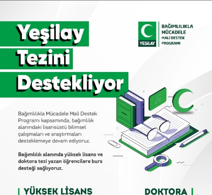 Yeşilay Lisansüstü Tez Araştırma Bursu Destek Programı