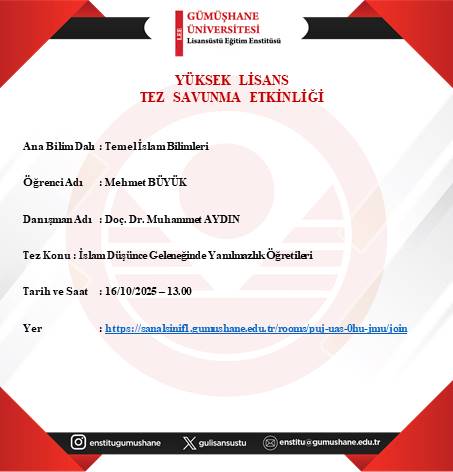 Tez Savunması