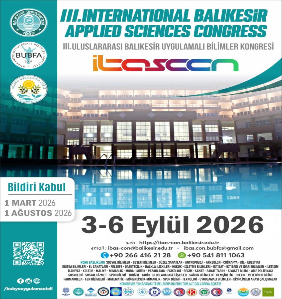 Uluslararası Balıkesir Uygulamalı Bilimler Kongresi
