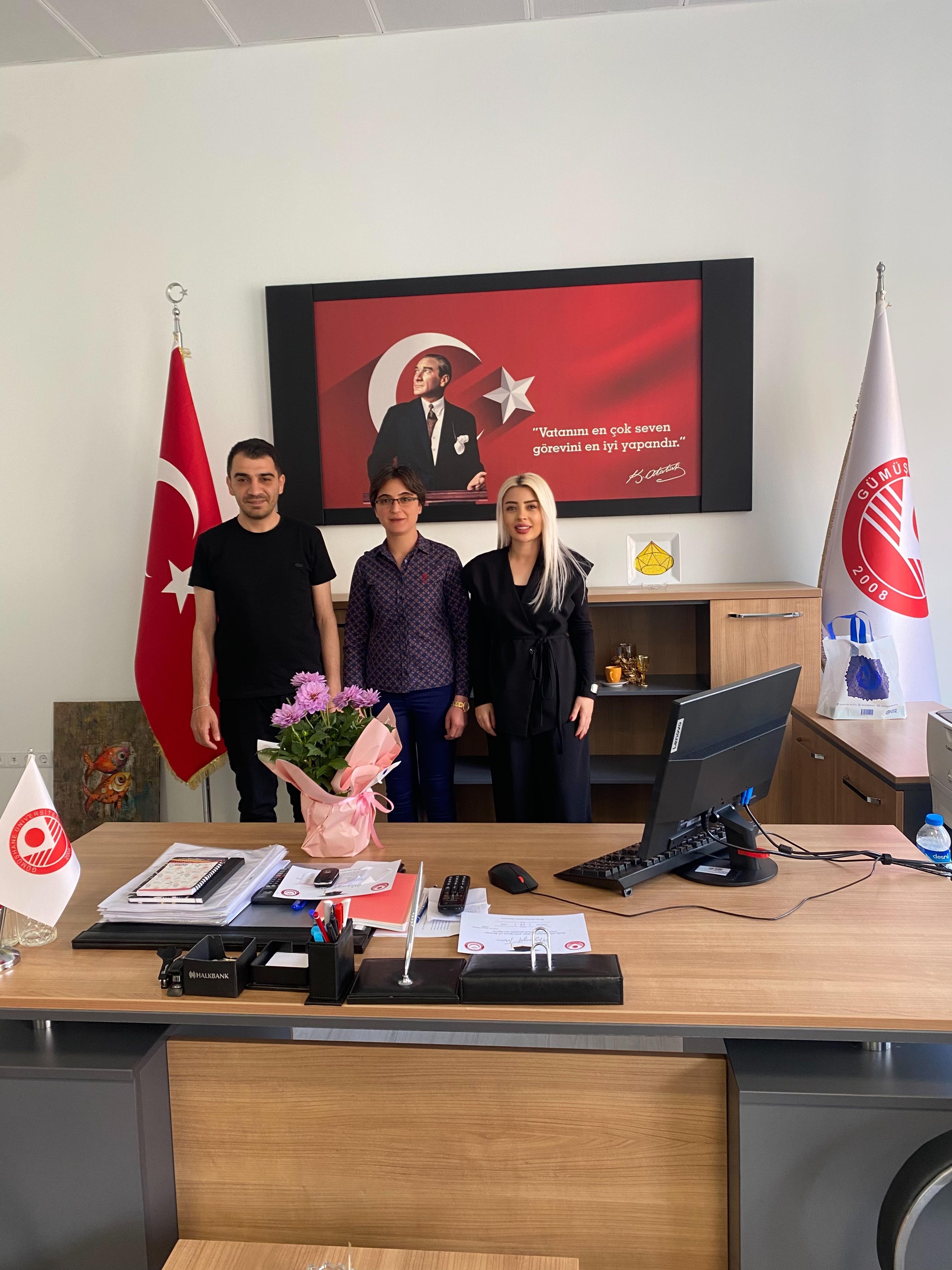 İrfan Can Köse Meslek Yüksekokulu Tarafından Enstitü Müdürümüze Hayırlı Olsun Ziyareti
